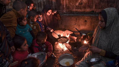 Filistin'de 2,3 milyon kişi kıtlığın eşiğinde