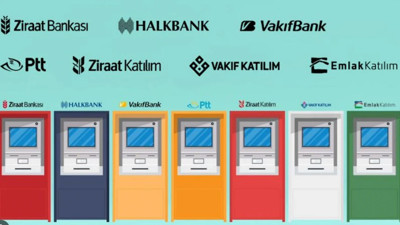 500 milyon dolar cepte! Tüm kamu bankaları ATM'leri tek ATM'de