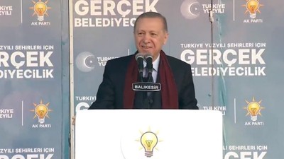 Son Dakika: Cumhurbaşkanı Erdoğan: Birileri Balıkesir üzerinden birbirlerine borçlanmışlar
