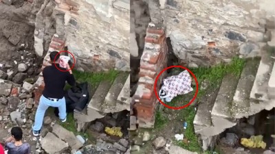 Diyarbakır'da metruk evde terk edilmiş bebek bulundu