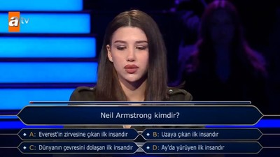 Kim Milyoner Olmak İster'e damga vuran uzay sorusu