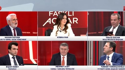 İYİ Partili Türker Yörükçüoğlu'nun gazetecilere yaptığı benzetme Hasan Öztürk'ü kızdırdı