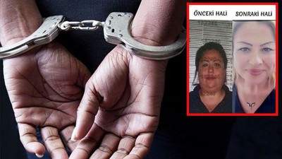 19 suçtan aranan kadın yakalanmamak için estetik yaptırdı! Bakın kendini kime benzetti!