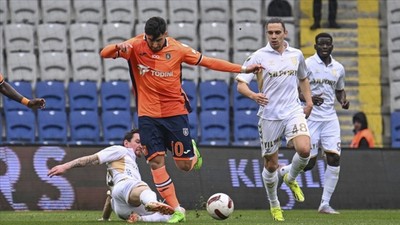 Başakşehir Samsunspor tek golle geçti