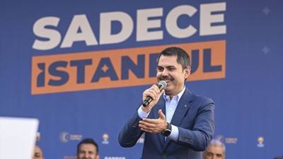AK Parti İBB Başkan adayı Murat Kurum'dan İmamoğlu'na: Sen İstanbul'u kaderine terk ederken ben temel atıyordum