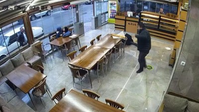 Kayseri'de fırın içerisinde işlenen cinayetin güvenlik kamera görüntüleri ortaya çıktı