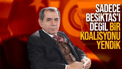 Dursun Özbek'ten ezeli rakiplerine gönderme! "Beşiktaş'ı değil koalisyonu yendik"