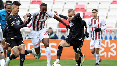 Sivasspor'un 6 maçlık yenilmezlik serisi sona erdi