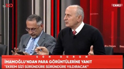 CHP'deki para skandalından rahatsız olan Dursun Çiçek yayını terk etmek istedi