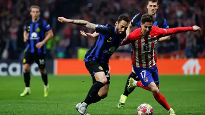 Atletico Madrid son finalist Inter'i kupanın dışına itti