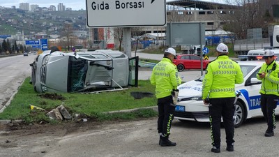 Samsun'da trafik kazası: 2 yaralı