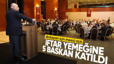 TFF'nin iftarına hangi başkanlar katılmadı? Sadece 5 kulüp...