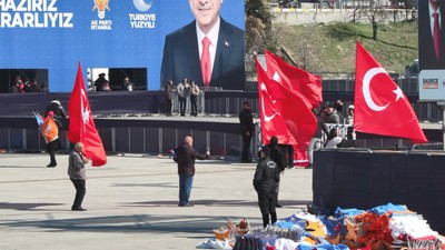 Cumhurbaşkanı Erdoğan'ın hitaplarını gerçekleştireceği Büyük İstanbul Mitingi öncesi Emniyet Müdürü Zafer Aktaş incelemelerde bulundu