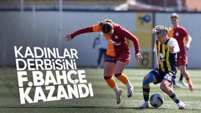 Kadınlar Derbisi'nde Fenerbahçe Galatasaray'ı yendi