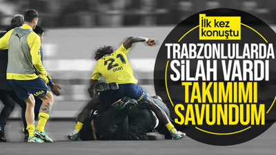 Fenerbahçeli Osayi'den Trabzon maçı sonrası ilk sözler! "Silahlı taraftarlar vardı takımımı savundum"