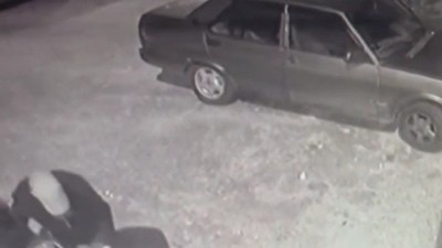 Isparta'da motosiklet hırsızlığı yapan şahıs kameraya yakalandı
