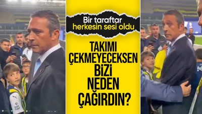 Fenerbhaçe taraftarından Ali Koç'a flaş sözler! "Ligden çekmeyeceksen bizi neden çağırdın?