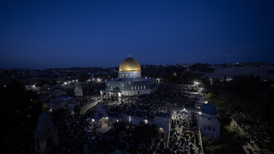 200 bin Müslüman Kadir Gecesi’ni Mescid-i Aksa’da ihya etti