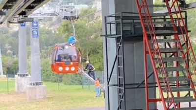 Antalya'da teleferik kabini düştü: 1 ölü