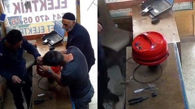 Bozuk süpürgeyi tamir eden usta, makinenin içinden çıkanlarla hayatının şokunu yaşadı