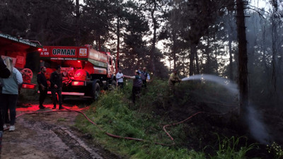 Sultanbeyli Aydos ormanındaki yangın söndürüldü