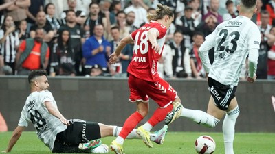 Beşiktaş öne geçtiği maçta Samsunspor ile yenişemedi