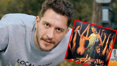 Uraz Kaygılaroğlu'ndan tepki çeken 'sanat' pozları! Sevgilisi için girdiği işin sonunda özür dilemek zorunda kaldı