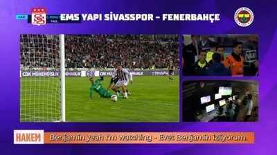 Sivasspor-Fenerbahçe maçının VAR kayıtları açıklandı