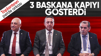 Mehmet Büyükekşi Dursun Özbek'e kapıyı gösterdi! TFF-Kulüpler Birliği toplantısında neler konuşuldu?