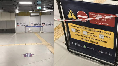 Metro sorunu devam ediyor! 5 gündür kapalı