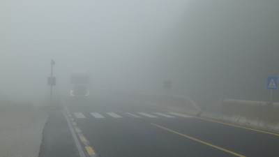 Bolu Dağı’nda yoğun sis