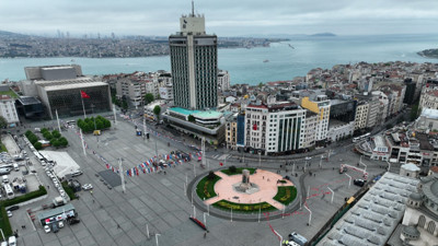 Taksim Meydanı boş kaldı