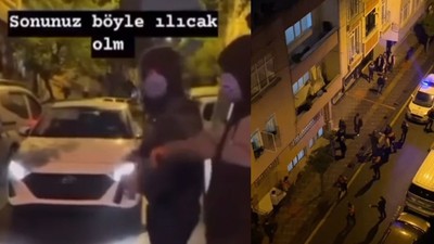 Esenler'de magandalar husumetlilerine kabus oldu! Paylaşımları 'pes' dedirtti