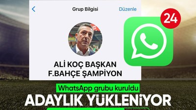 WhatsApp grubu kuruldu Ali Koç'un adaylığı için imza toplanıyor!