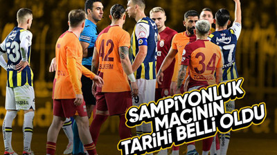 G.SARAY-F.BAHÇE DERBİSİNİN TARİHİ AÇIKLANDI