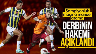 Galatasaray-Fenerbahçe derbisinin hakemi belli oldu!