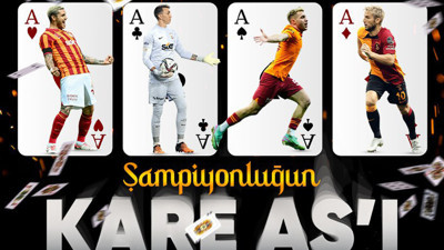 Galatasaray'ın 'Kare As'ı! 4 yıldız sezona damga vurdu
