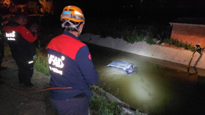 Tokat'ta otomobilin su kanalına düştüğü kazada 1 kişi öldü