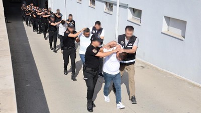 Adana'da 'Altınyüzük' çetesine operasyon: 28 kişi tutuklandı