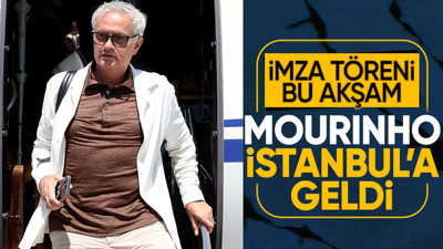 MOURINHO FENERBAHÇE İÇİN İSTANBUL'DA