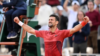 Son şampiyon Djokovic Fransa Açık'ta çeyrek finalde
