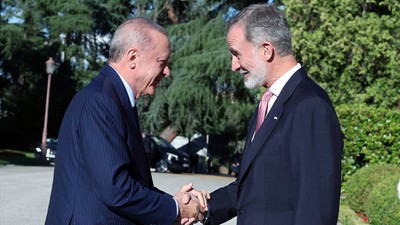 Cumhurbaşkanı Erdoğan, İspanya Kralı Felipe ile görüştü
