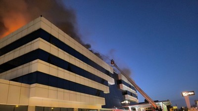 Son Dakika: Afyonkarahisar'da beş yıldızlı termal otelde yangın