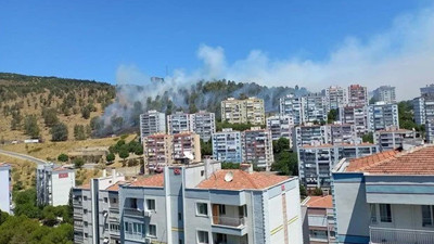 İzmir'de orman yangını! Ekipler hem havadan hem de karadan müdahale ediyor