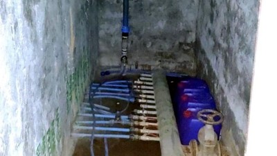 Köyün su deposunu temizlerken gazdan zehirlendiler