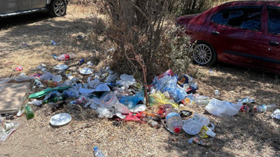 Bodrum'da tatilcilerden geriye çöpleri kaldı