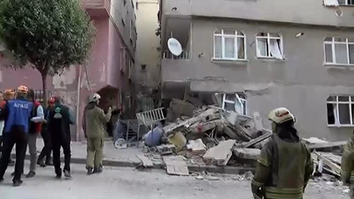 Bahçelievler'de 7 katlı bina çöktü! Çevre evler boşaltıldı, Valilikten açıklama