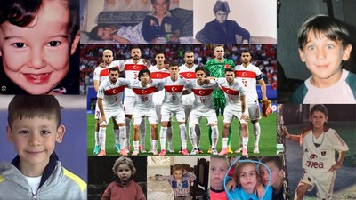 Herkes 'Bizim Çocuklar'ı merak ediyor! A Milli Takım'ın yıldızlarının çocukluklarına bir bakın...