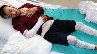 Afgan çobanı yıldırım yaktı, yağmur söndürdü