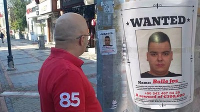 Edirne 'Wanted' afişini konuşuyor! Bulana 300 bin Euro ödül